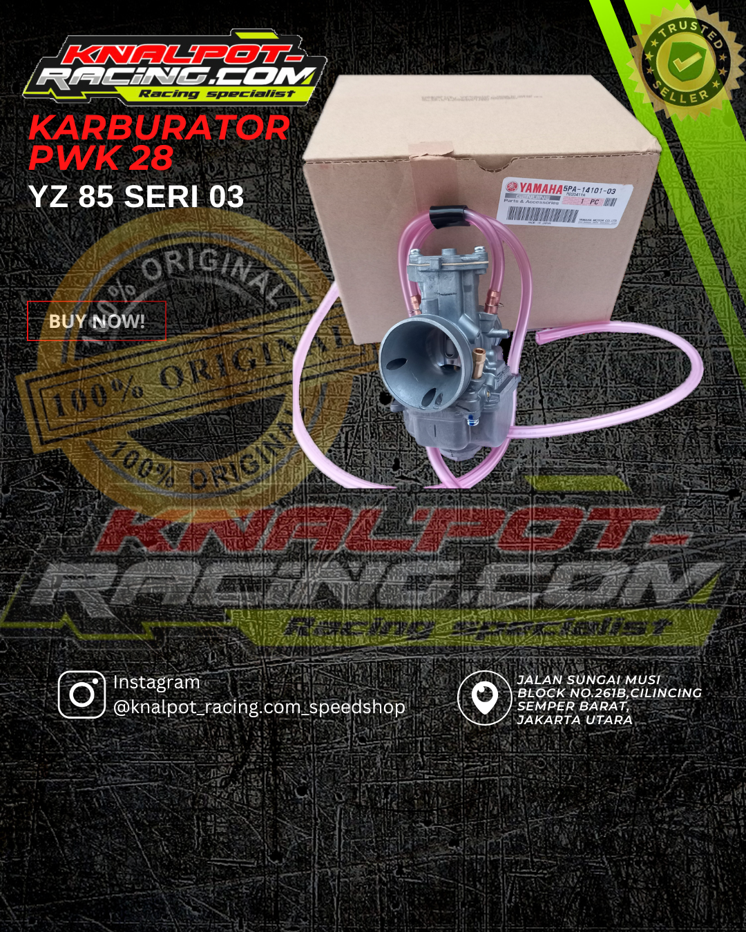 KARBURATOR PWK 28 YZ 85 SERI 03